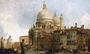 View of the Church of Santa Maria della Salute, on the Grand Canal, Venice, with the Dogana beyond Reproduction