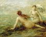 Bathers by the Sea Reproduction