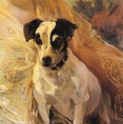 Portrait of a Jack Russell Reproduction