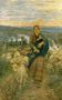 Shepherdess and Child in the Pasture Reproduction