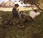 Family Resting under a Tree Reproduction