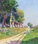 Eragny, Horse on a Sunny Path Reproduction