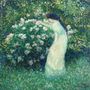 Lili Butler in Claude Monet's Garden Reproduction