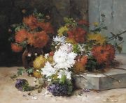 Still Life of Flowers II Reproduction