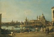 Venice, a View of the Entrance to the Grand Canal with the Church of Santa Maria della Salute Reproduction