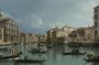 Grand Canal, Looking North from the Palazzo Contarini Dagli Scrigni to the Palazzo Rezzonico Reproduction