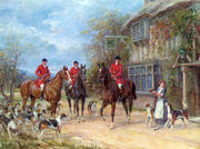 A Halt at the Inn Reproduction