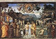 Baptism of Christ c. 1482 Reproduction