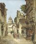 Busy Street in Cairo (Une rue du Caire en 1869) Reproduction