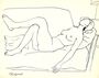 Reclining Nude I Reproduction