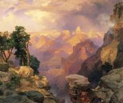 Grand Canyon With Rainbows Reproduction