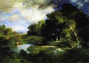 A Pastoral Landscape Reproduction