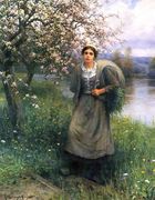 Apple Blossoms In Normandy Reproduction