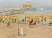 A View Of The Pier In Scheveningen Reproduction