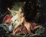 Leda And The Swan 1741 Reproduction