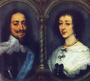 Charles I Of England And Henrietta Of France Reproduction