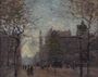 Study For 'Rainy Day, Columbus Circle' Reproduction