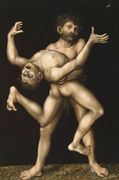 Hercules And Antaeus Reproduction