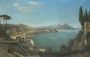 Naples, A View Of The Bay From Mergellina, With The Certosa Di San Martino And Santa Lucia, Mount Vesuvius Beyond Reproduction