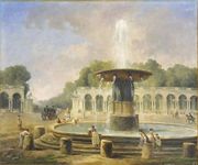 Projet Pour L'Amenagement De La Place De La Concorde Et L'Edification De L'Arc De Triomphe Avec Vue Sur Les Champs-Elysees Reproduction