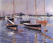 Boats On The Seine At Argenteuil Reproduction