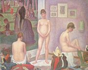 Les Poseuses 1886-88 Reproduction