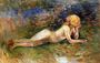 The Reclining Shepherdess Reproduction