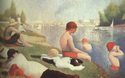 Bathing At Asnieres 1884 Reproduction