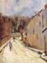 Osny Rue De Pontoise Winter Reproduction