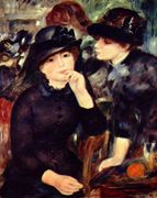 Two girls in black Reproduction