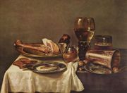 Still Life with Ham Reproduction