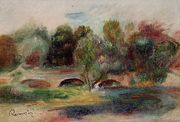 Landscape With Bridge Reproduction