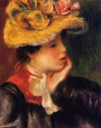 Head Of A Young Woman Aka Yellow Hat Reproduction