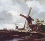 Landscape With Windmills Near Haarlem Reproduction