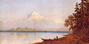 Mount Ranier Washington Territory Reproduction