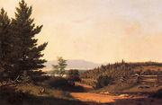 Road Scenery Near Lake George Reproduction