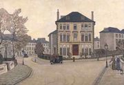 A Street Scene in Belsize Park Reproduction