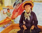 Canoeing Aka Young Girl In A Boat Reproduction