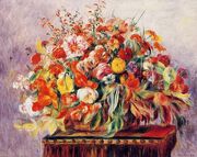 Basket Of Flowers Reproduction