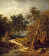 Landscape With A Stream Reproduction