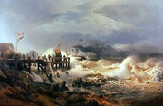 Storm At Dutch Coast Reproduction