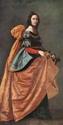 St Casilda of Burgos 1638-42 Reproduction