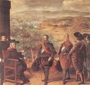 Defence of Cadiz against the English 1634 Reproduction