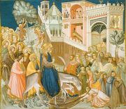 Assisi Frescoes Entry into Jerusalem Reproduction