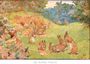 The Bunnies Parlour, illustration from 'Country Days and Country Ways' Reproduction