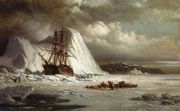 Icebound Ship c. 1880 Reproduction