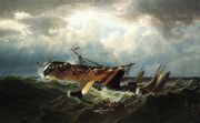 Shipwreck Off Nantucket (Wreck Off Nantucket After A Storm) Reproduction