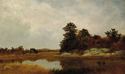 October In The Marshes Reproduction