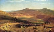 The Amphitheatre of Tusculum and Albano Mountains, Rome Reproduction