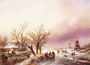 A Winter Landscape Reproduction